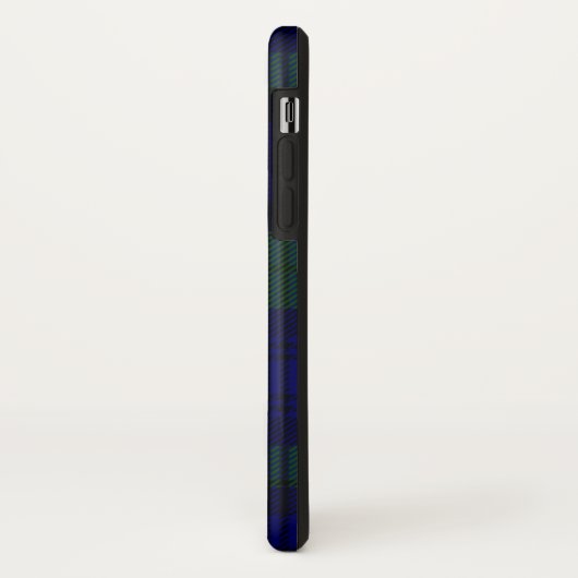 Tartan Blue Green Kariert Case-Mate iPhone Hülle (Hinten/Links)