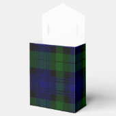 Tartan Blue Green Kariert Geschenkschachtel (Geöffnet)