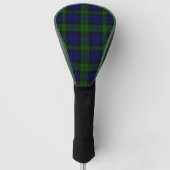 Tartan Blue Green Kariert Golf Headcover (Vorderseite)
