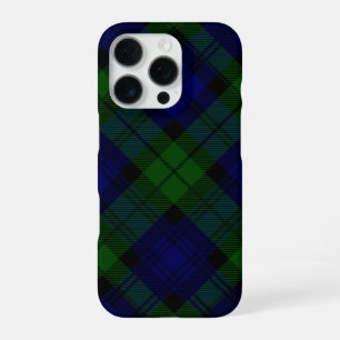 Tartan Blue Green Kariert iPhone 16 Pro Hülle