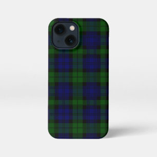 Tartan Blue Green Kariert iPhone 13 Mini Hülle