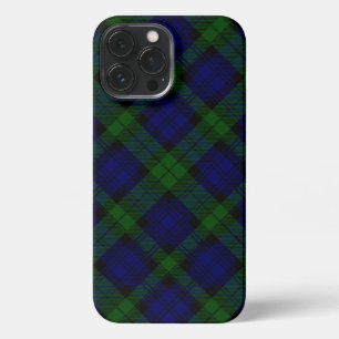 Tartan Blue Green Kariert iPhone 13 Pro Max Hülle