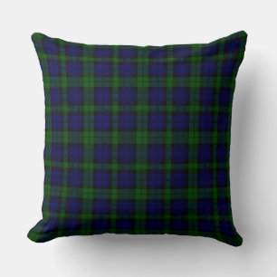 Tartan Blue Green Kariert Kissen