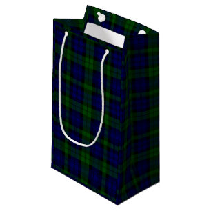 Tartan Blue Green Kariert Kleine Geschenktüte