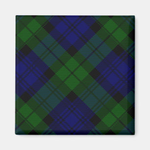 Tartan Blue Green Kariert Magnet