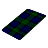 Tartan Blue Green Kariert Magnet (Linke Seite)