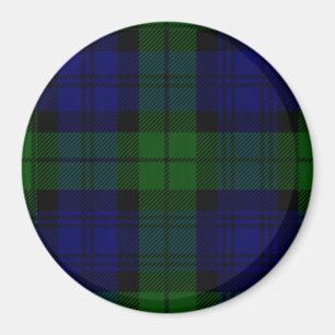 Tartan Blue Green Kariert Magnet