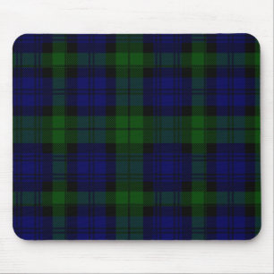 Tartan Blue Green Kariert Mousepad