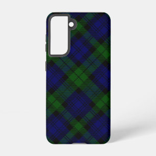 Tartan Blue Green Kariert Samsung Galaxy Hülle
