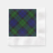 Tartan Blue Green Kariert Serviette (Vorderseite)