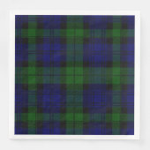 Tartan Blue Green Kariert Serviette (Vorderseite)