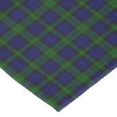 Tartan Blue Green Kariert Tischdecke (Schrägansicht)