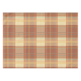Tartan - Braun, Beige, Türkis, Orange, Gelb Tischdecke