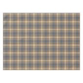 Tartan - Braun, Blau und Sand Tischdecke (Vorderseite (Horizontal))