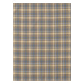 Tartan - Braun, Blau und Sand Tischdecke (Vorderseite)