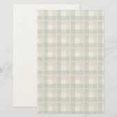 Tartan Briefpapier (Vorne/Hinten)