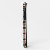 Tartan Brown Case-Mate iPhone Case (Hinten/Links)