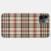 Tartan Brown Case-Mate iPhone Hülle (Rückseite (Horizontal))