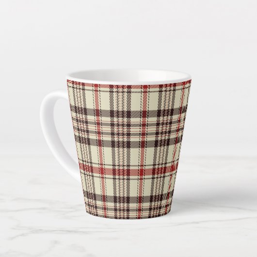Tartan Brown Milchtasse (Linke Ecke)