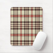 Tartan Brown Mousepad (Mit Mouse)