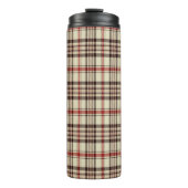 Tartan Brown Thermosbecher (Vorderseite)