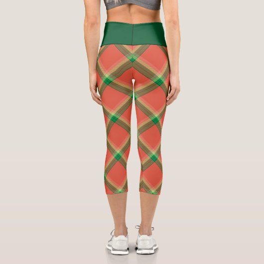 Tartan Capri Leggings (Rückseite)