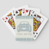 Tartan Car Clan McFig Figarations Playing Cards Spielkarten (Rückseite)