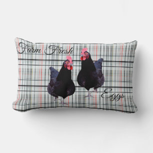 Tartan Chicken Farm Fresh Design, Lendenkissen