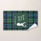 Tartan Christmas Clan Campbell Personalisiert Kari Handtuch (Handtuch)