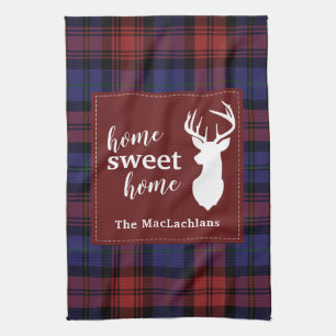 Tartan Christmas Clan MacLachlan Personalisiert Geschirrtuch