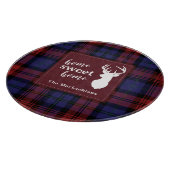 Tartan Christmas Clan MacLachlan Personalize Karie Schneidebrett (Ecke)