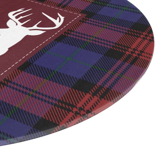 Tartan Christmas Clan MacLachlan Personalize Karie Schneidebrett (Ecke)