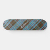 Tartan Clan Anderson Checkered Kariert Skateboard (Horizontal)