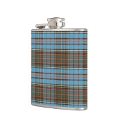Tartan Clan Anderson Checkered Kariertes Muster Flachmann (Links)