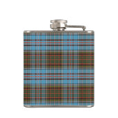 Tartan Clan Anderson Checkered Kariertes Muster Flachmann (Rückseite)