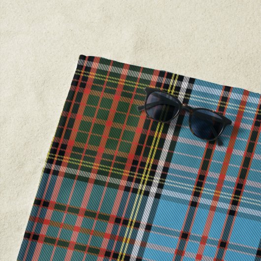 Tartan Clan Anderson Kariert Checkered Strandtuch (Beispiel)