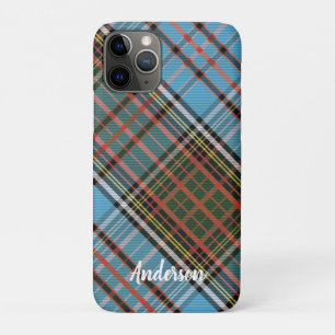 Tartan Clan Anderson Karo Hellblau Karo individuel Case-Mate iPhone Hülle