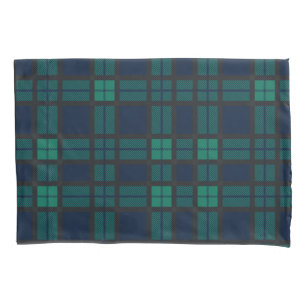Tartan Clan Black Watch Kariert Blue Green Karo Kissenbezug