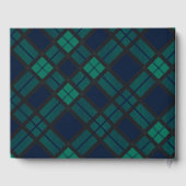 Tartan Clan Black Watch Wedding Gästebuch (Rückseite)
