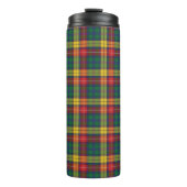Tartan Clan Buchanan Kariert Green Red Karo Thermosbecher (Vorderseite)