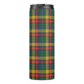 Tartan Clan Buchanan Kariert Green Red Karo Thermosbecher (Rückseite)