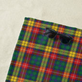 Tartan Clan Buchanan Kariert Yellow Red Green Karo Strandtuch (Beispiel)