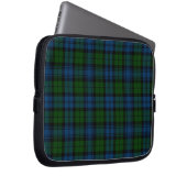 Tartan Clan Campbell Military Kariert Green Blue Laptopschutzhülle (Vorne Rechts)