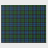 Tartan Clan Campbell Military Kariert Green Karo Geschenkpapier (Flach)