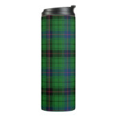 Tartan Clan Davidson Kariert Green Black Karo Thermosbecher (Nach links gedreht)