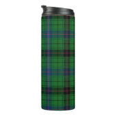 Tartan Clan Davidson Kariert Green Black Karo Thermosbecher (Nach rechts gedreht)