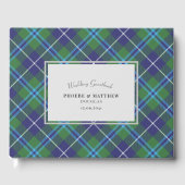 Tartan Clan Douglas Kariert Guest Book Gästebuch (Vorderseite)