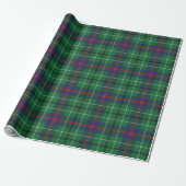 Tartan Clan Duncan Kariert Green Blue Karo Geschenkpapier (Ungerollt)