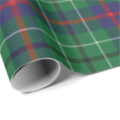 Tartan Clan Duncan Kariert Green Blue Karo Geschenkpapier (Rolleneckpunkt)
