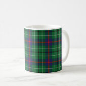 Tartan Clan Duncan Kariert Green Red Blue Karo Kaffeetasse (VorderseiteRechts)